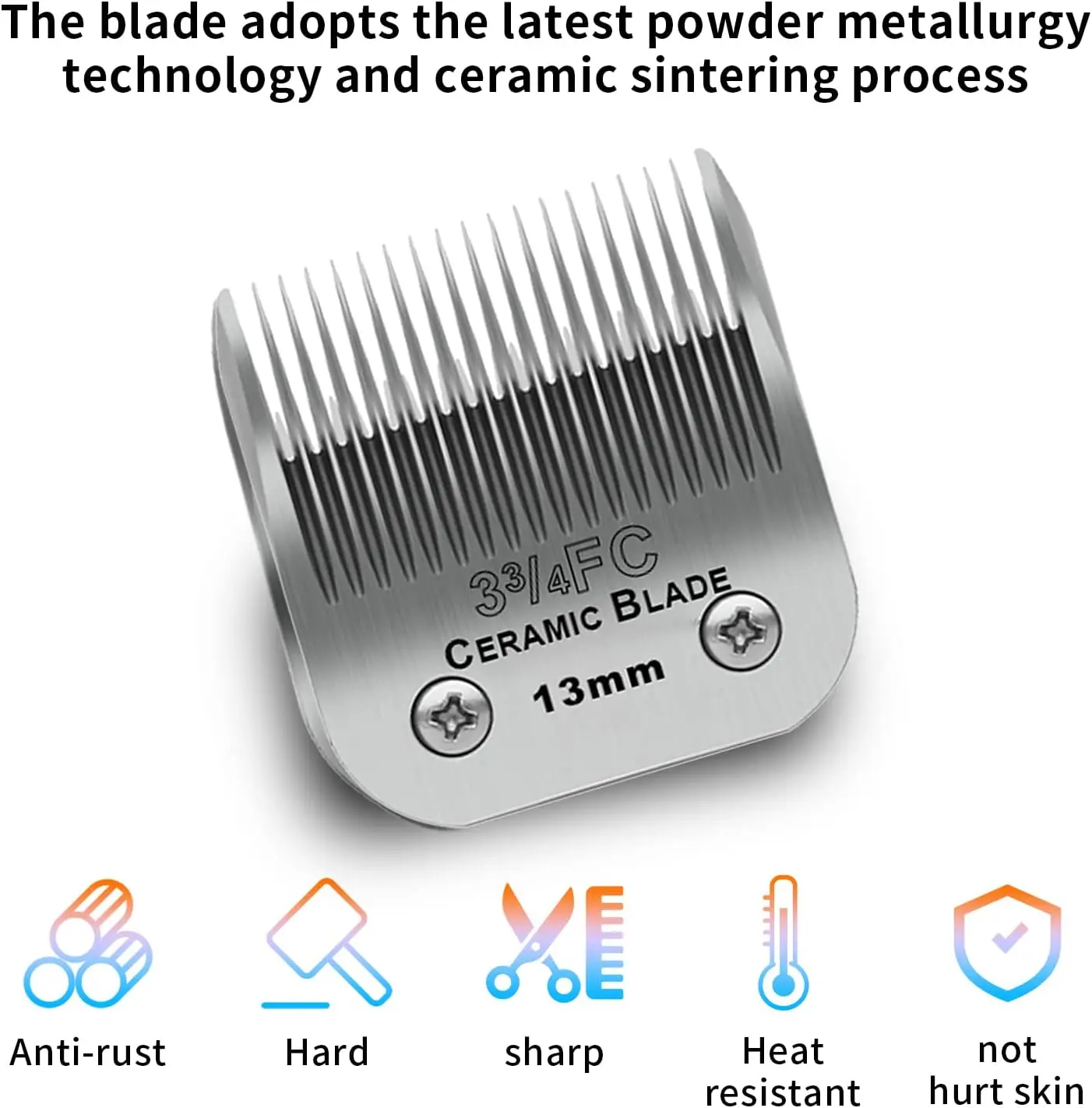 Pet Dog Cat Trimmers Grooming Detachable Blade Compatible with Most Andis, Oster A5, Wahl KM Series Professional Animals Clipper