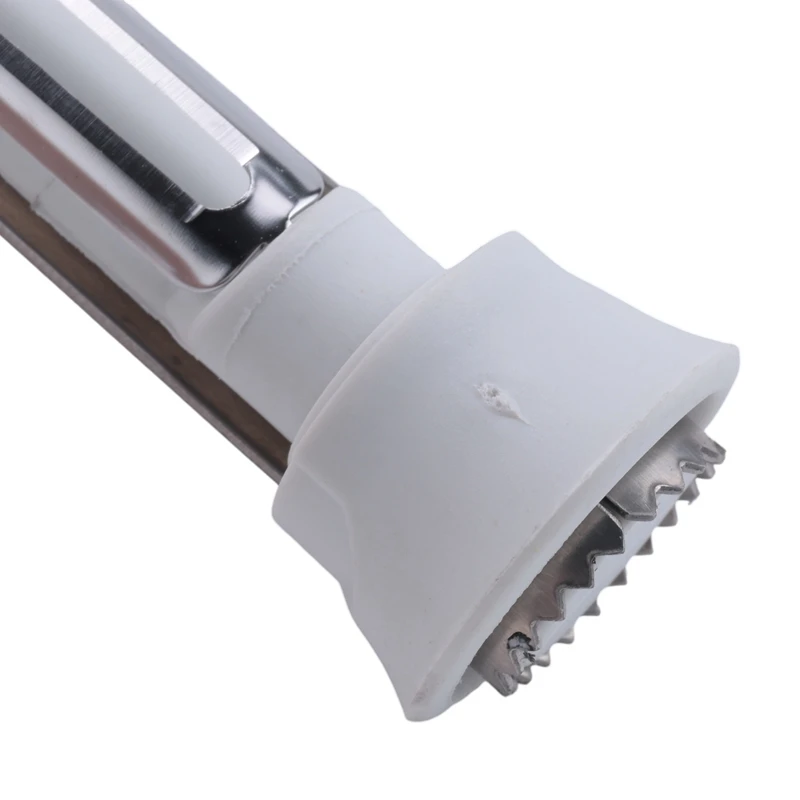 Peladora y peladora de núcleo de fruta telescópica, peladora de verduras 2 en 1 multifuncional de acero inoxidable, duradera A