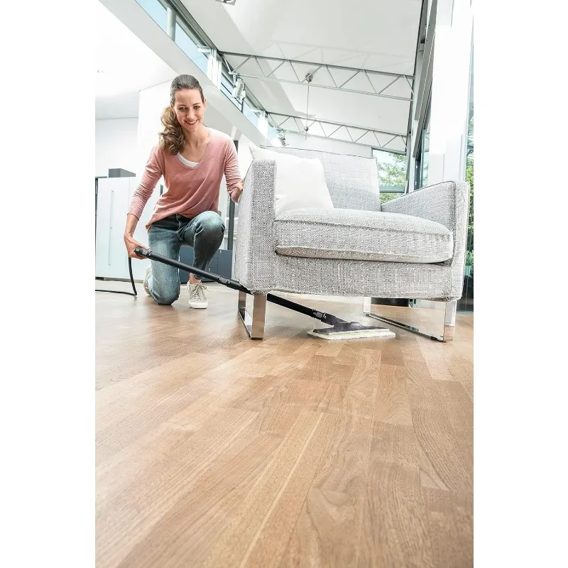 steam cleaner SC 3 EasyFix (short heating time: 30 seconds, surface per tank filling 1 x descaling cartridge, parking mode