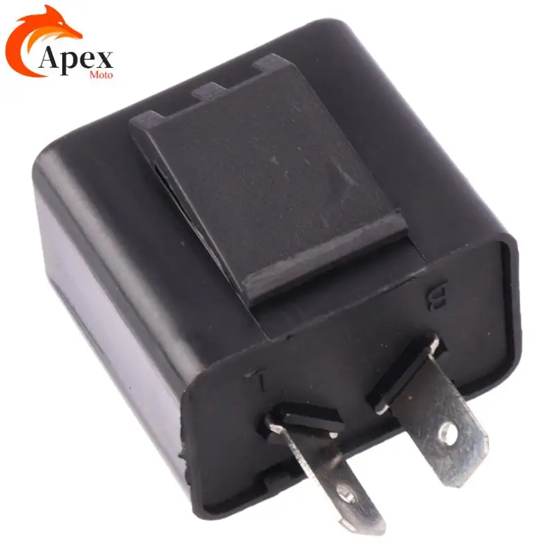 

1PC 48V DC 2Pins Flasher Relay with Buzzer Beep - Turn Signal Blinker Indicator for Vehicle Lights