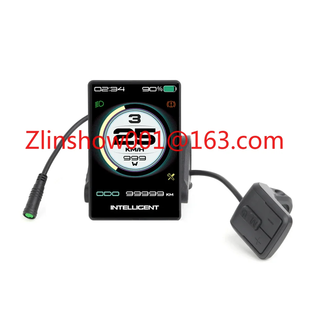 Electric Bicycle P860C 860C Full Color LCD Display for Bafang Mid Motor UART