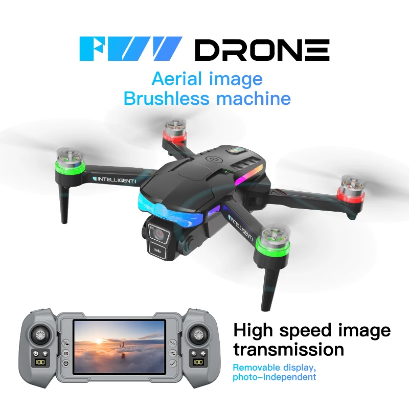 F177 Screen Control Drone 8K Professional Camera HD Aerial Photography Dual-Camera Omnidirectional Obstacle Avoidance Drone
