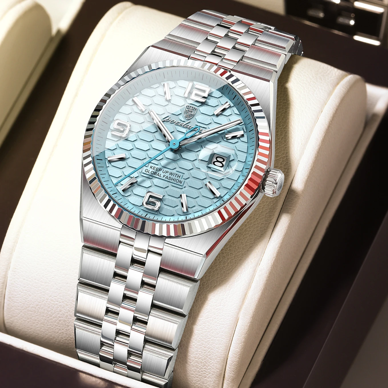 

POEDAGAR Original Women's Watches Stainless Steel Date Elegant Woman Watch Luminous Waterproof Quartz Fashion Ladies Wristwatch