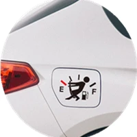 

【M】New 1PC Funny Car Stickers High Gas Consumption Decal Fuel Gage Empty Stickers Waterproof Auto Tank Stickers For Car Styling