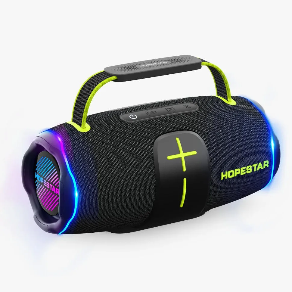 

Hopestar H53pro High-Performance Portable IPX-6 Waterproof RGB LED Lighting for 70W Speaker for Outdoor Parties & Travel
