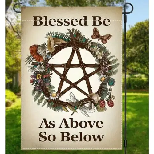 As Above So Below Garden Flag 12