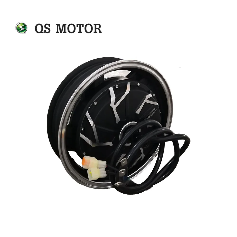 

QS MOTOR 14*3,5 дюйма 5000 Вт 260 45h V4 Электрический двигатель ступицы колеса BLDC для продажи