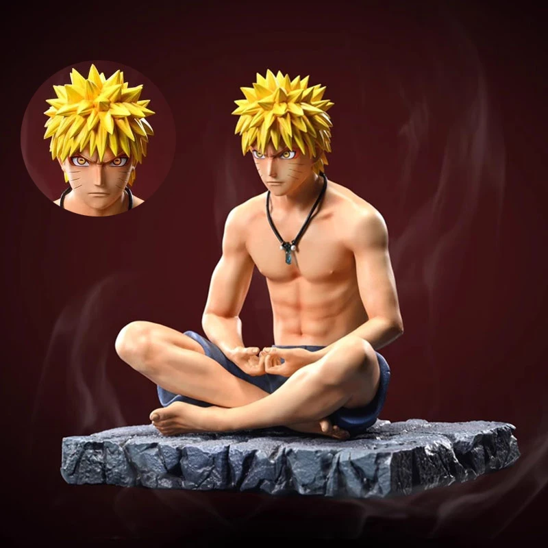 Uzumaki NarAANARUTO Anime PVC Collection Modèle Jouets, Figurines NarAAAction, Méditation, Décoration, Cadeaux