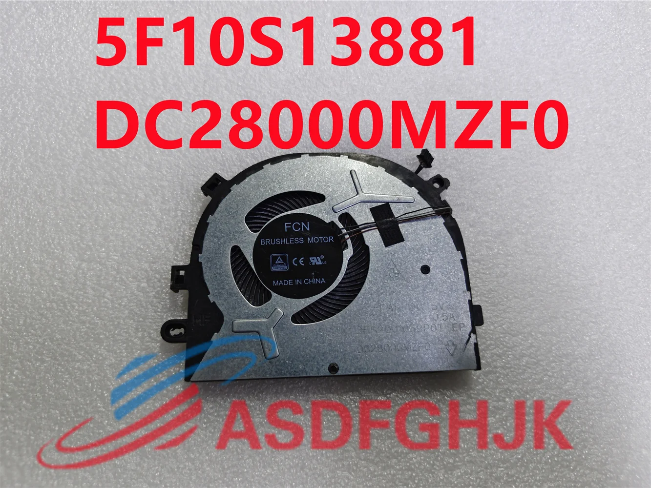 DC28000MZF0 5F10S13881สำหรับ Lenovo IdeaPad S340-15API 15IWL 15IIL S340 C340-15IWL FLEX-15IWL แล็ปท็อปพัดลมระบายความร้อน CPU ทำงานได้อย่างสมบูรณ์แบบ