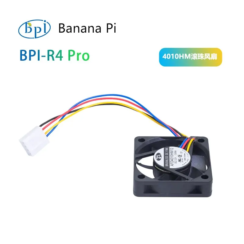 Banana Pi BPI-R4 Pro 4010HM Ball Bearing Cooling Fan Heatsink Accessory