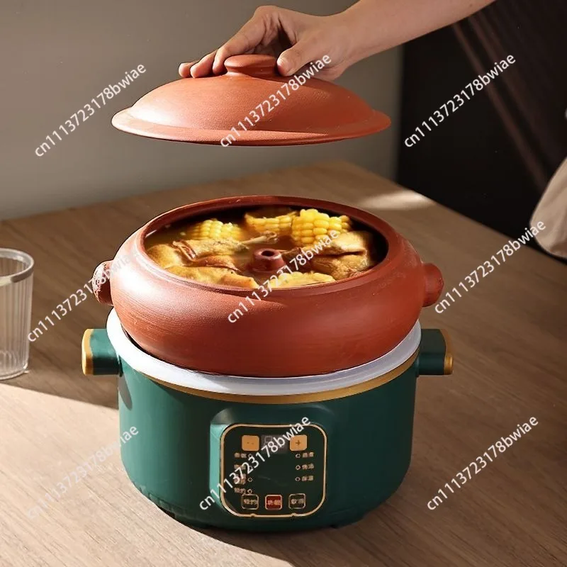 Electric steamer Steam casserole Household multi-functional ceramic steamer