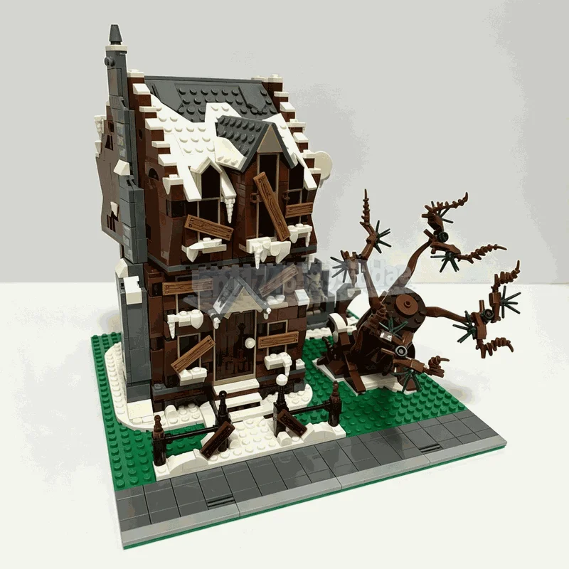1629PCS Howling Hideout Fantasy MOC Creative Architecture Model Custom Puzzle DIY Education Assembly Building Blocks Toy Gifts
