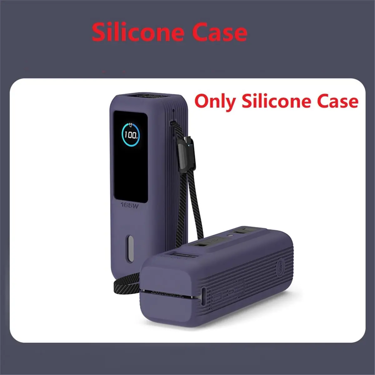 A46U  Silicone Case for Laptop Power Bank 165W 25,000mAh with SD/SIM Card Storage Travel Protective Cover - CASE ONLY