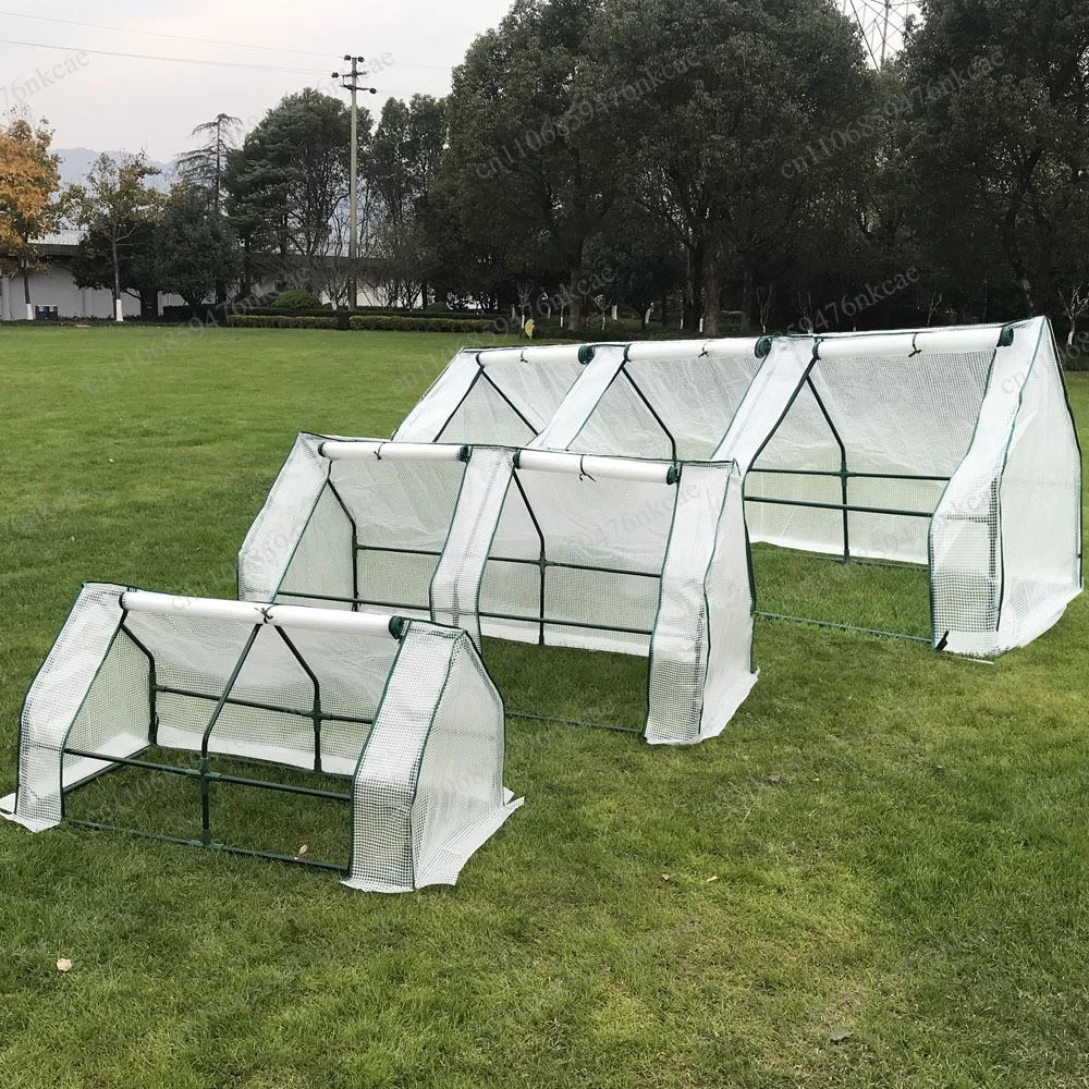 

Outdoor folding flower shed greenhouse, arch shed type seedling insulation shed