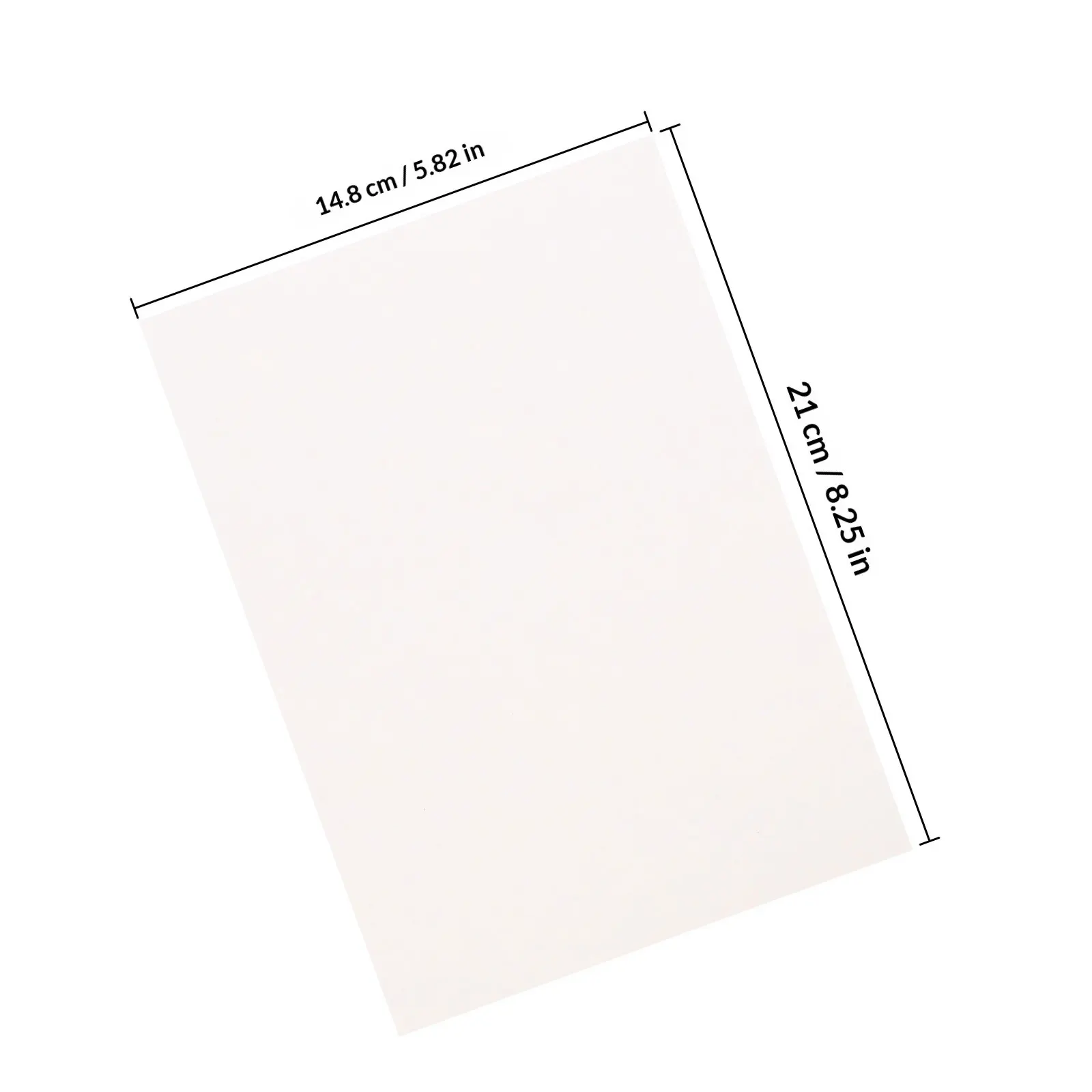 100Sheets Printable Sticker Paper Vinyl Blank Multi-Function Adhesive Label Paper for Printer Waterproof Scratch Resistant