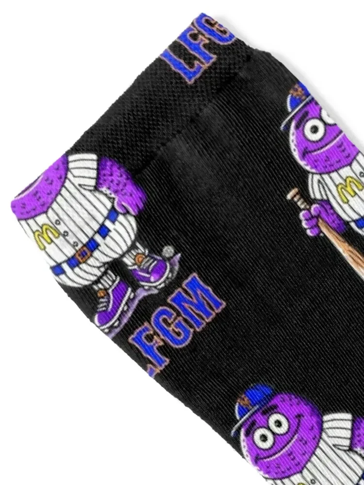 LFGM Grimace Socks basketball hiphop Stockings man christmass gift Boy Child Socks Women's