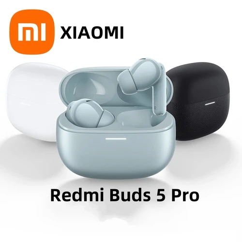 Xiaomi Redmi Buds 5 Pro cancelación de ruido Bluetooth TWS auricular 40H duración de la batería llamada Anti ruido del viento Xiaomi auricular