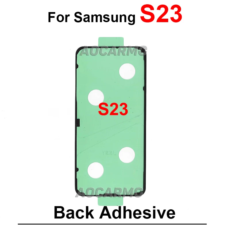 LCD Display Back Cover Battery Camera Sticker For Samsung Galaxy S23 Plus S23Ultra s23fe S23+ S23U FullSet Adhesive Glue