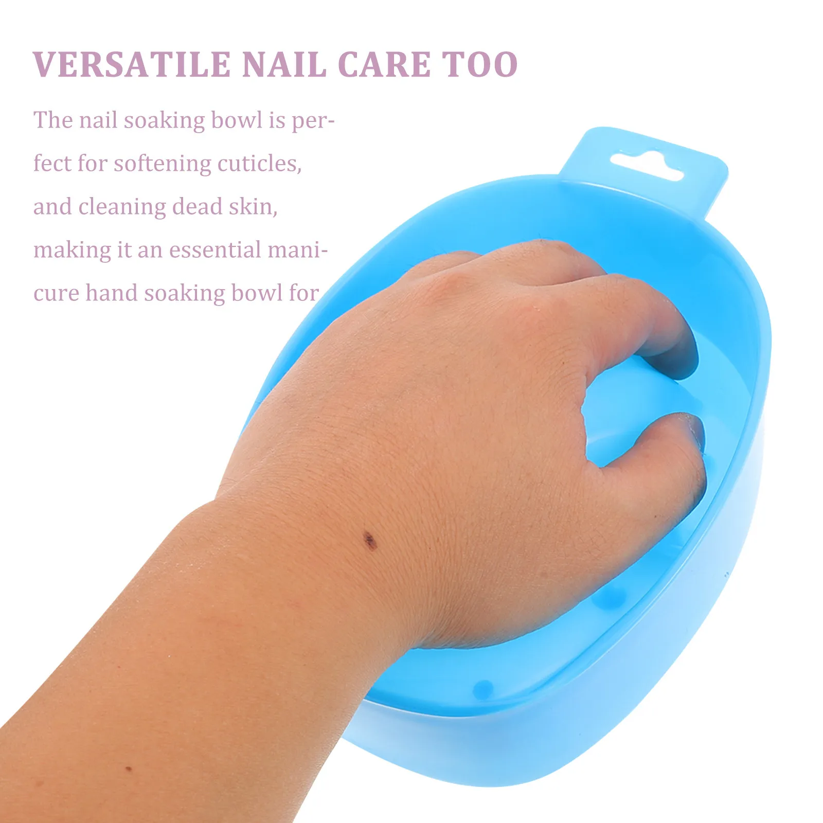 4Pcs Nail Soaking Bowl Double Layer Plastic Finger Soak Off Bowl Manicure Supplies for Home Salon Nail Art Cuticle Remover Tool