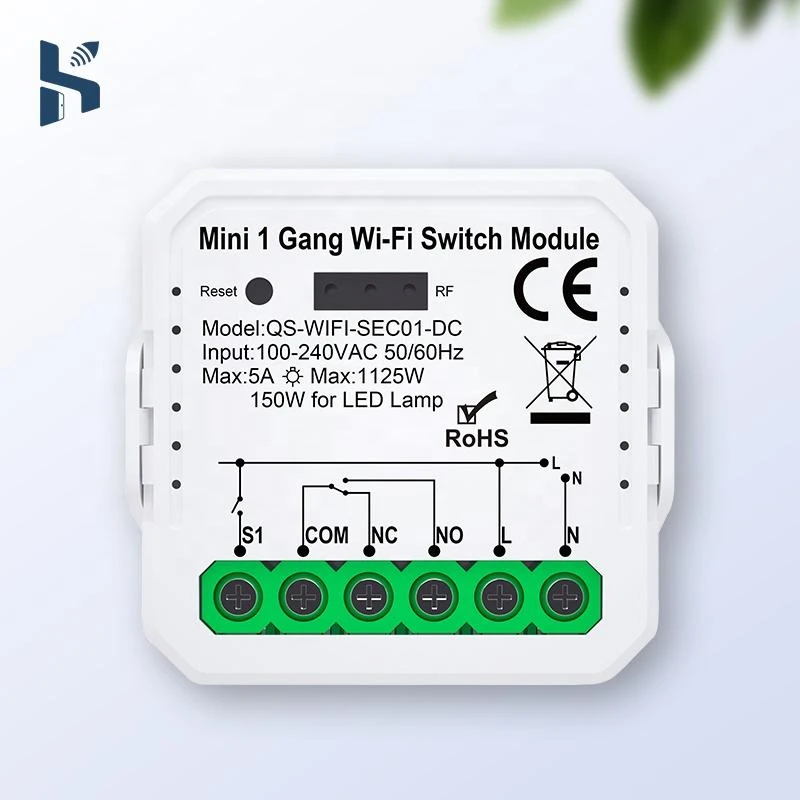 Tuya WiFi Smart Home 4CH Relay Switch Module APP Wireless Remote Control Wall Lighting Controller Universal Mini Circuit Breaker