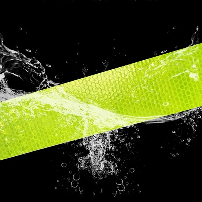 Auto-Warnreflektorband 5cm*10M Rolle Selbstklebender Hochsichtbarer Aufkleber für Anhänger LKW Fahrzeug Straßennutzung – Detail 2
