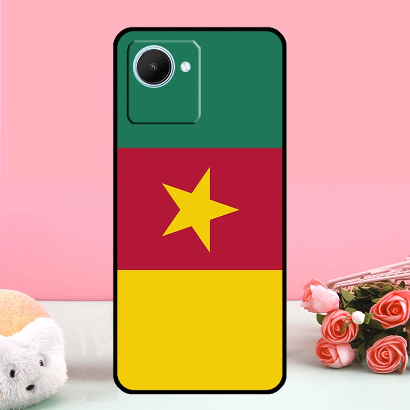 Republic of Cameroon Flag For Realme GT 5 Pro GT3 Neo5 9 10 11 12 Pro Plus C25s C21Y C30 C31 C33 C51 C53 C55 C35 Case