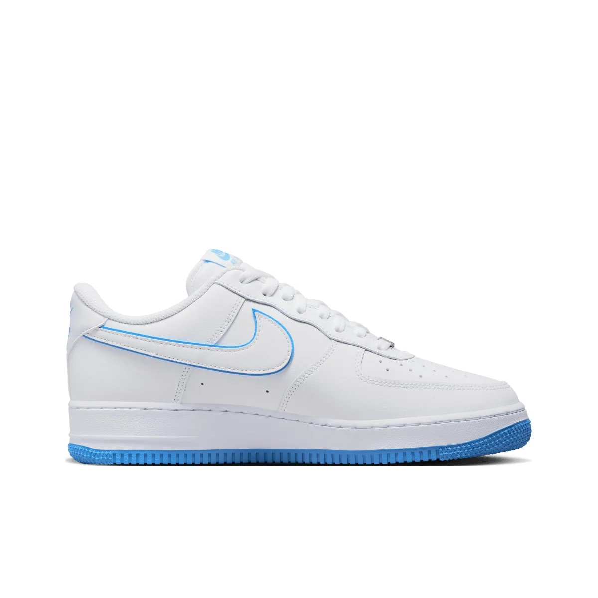 Nike Air Force 1 07 Low Top Mens Sneakers Classic Comfort Mens Sneakers University Blue