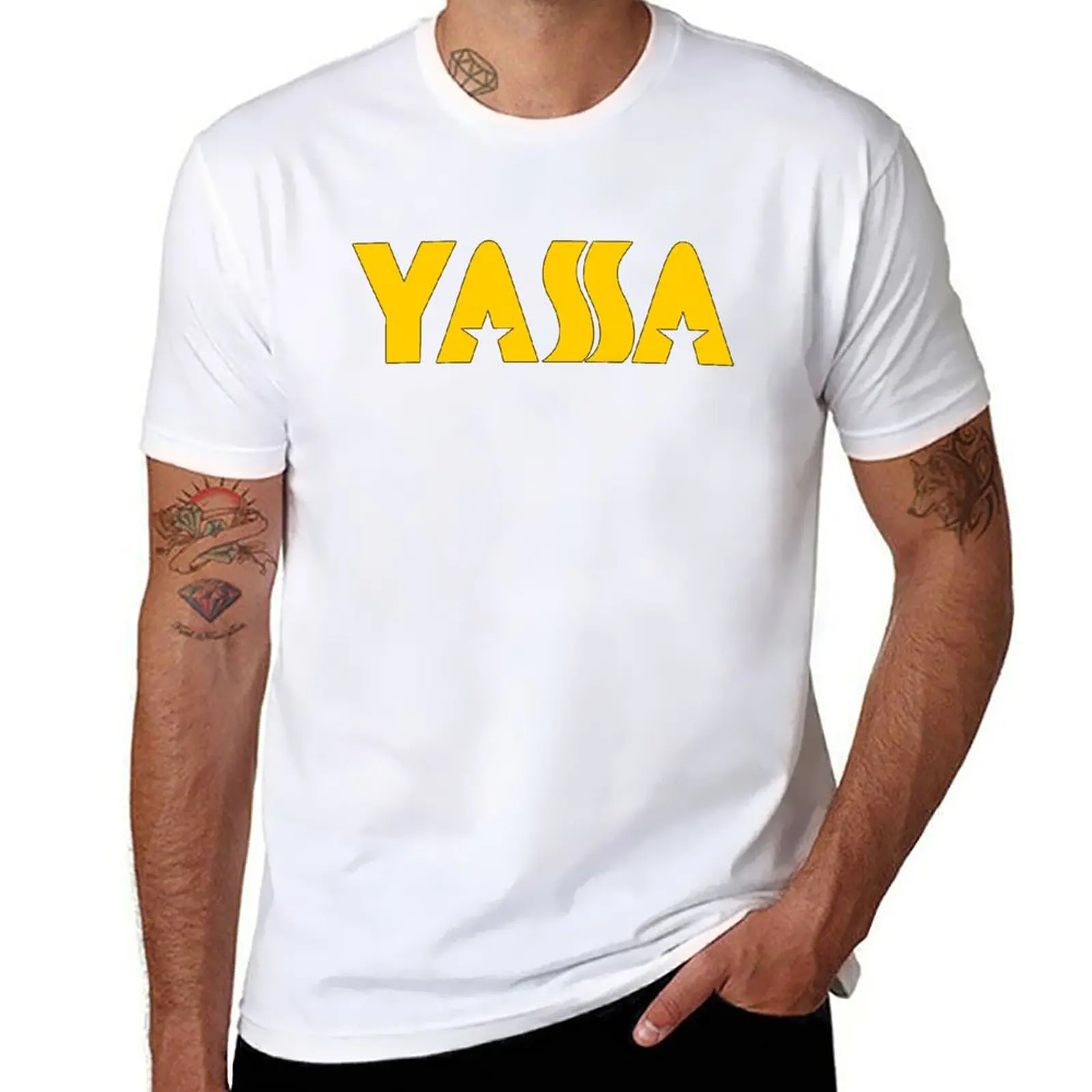 New YASSA Retro Majica T-Shirt funny t shirt boys t shirts graphics t shirt Blouse men workout shirt