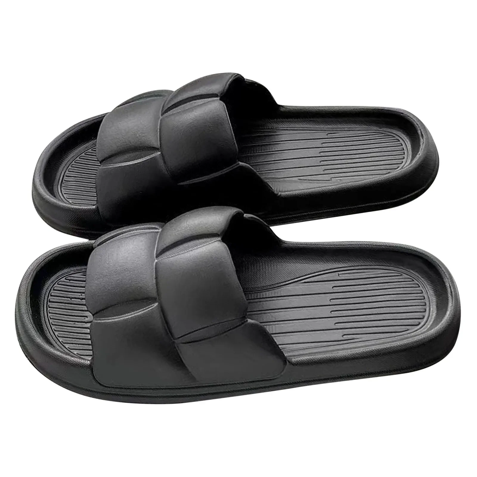 Men Women Home Shoes Platform Slipper Summer Beach Flip Flops Women EVA Soft Sole Flat Shoes Mute Non-slip Slides Beach Sandal