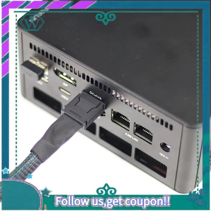 ترقية بطاقة الرسومات محطة إرساء بطاقة الفيديو محطة إرساء الكمبيوتر المحمول الوحش Oculink PCI-E 4.0X4 كمبيوتر محمول ل Oculink Interfa