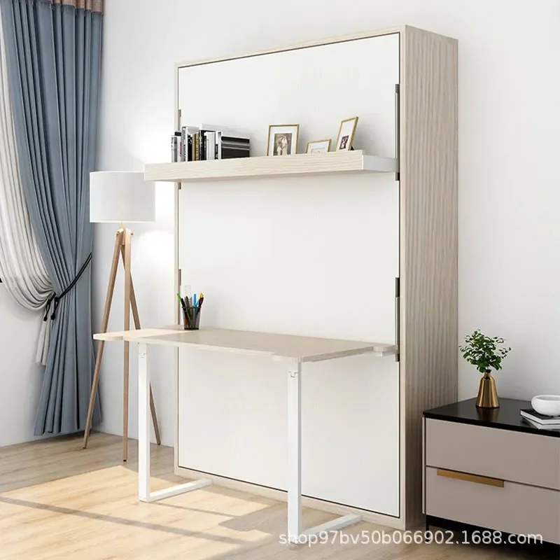 Electric Double Deck Table Invisible Bed Folding Household Multifunctional Hidden Desk Wall Bed Murphy Bed Hardware