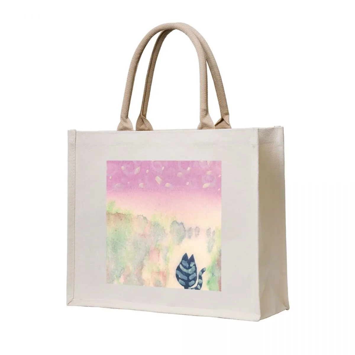 

Starry Cat Tote Bag woman shopping bag Gift bags cute tote bag Women's handbag