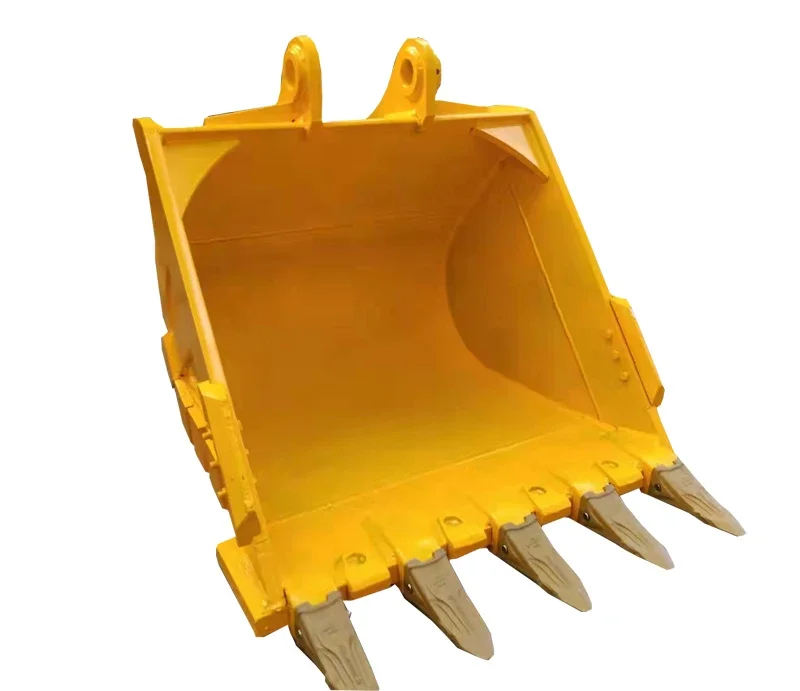 

Construction Equipment Excavator Attachments Spare Parts Heavy Duty Rock Bucket for Sale