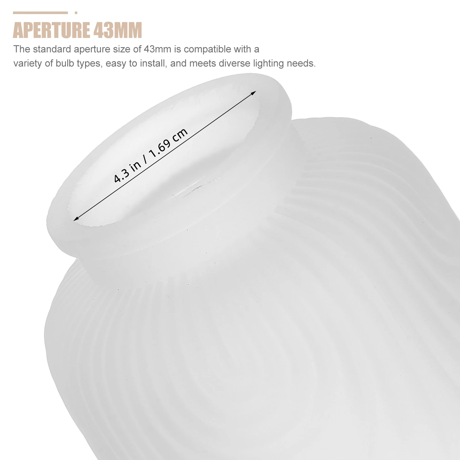 عاكس الضوء الزجاجي الحديثة رومانسية قلادة غطاء خفيف زجاج صغير زهرة عاكس الضوء الأبيض ضوء السقف الظل 43 مللي متر قطر الثقب