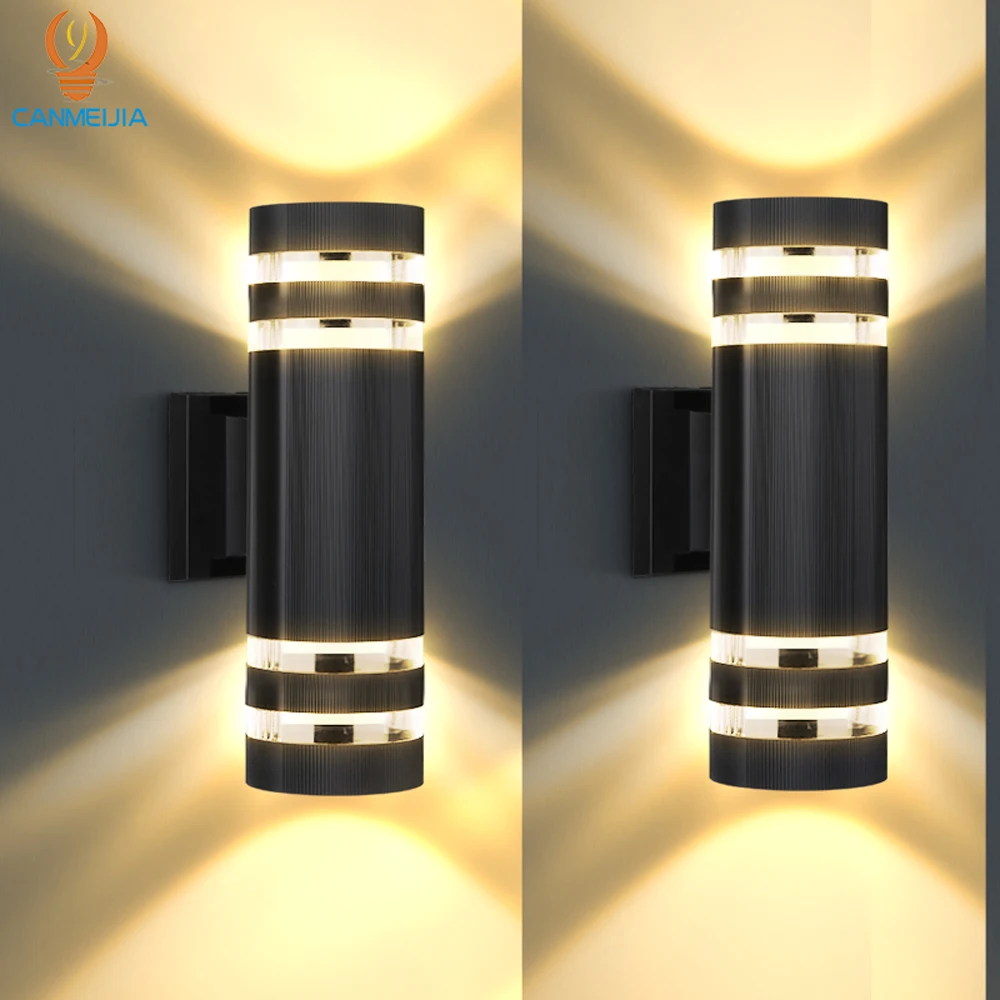 LED Wall Light E27 Bulb socket Sconce Outdoor Waterproof External Decor Stairs Lights Entrance Fixture Home Decorative Lamp Wall