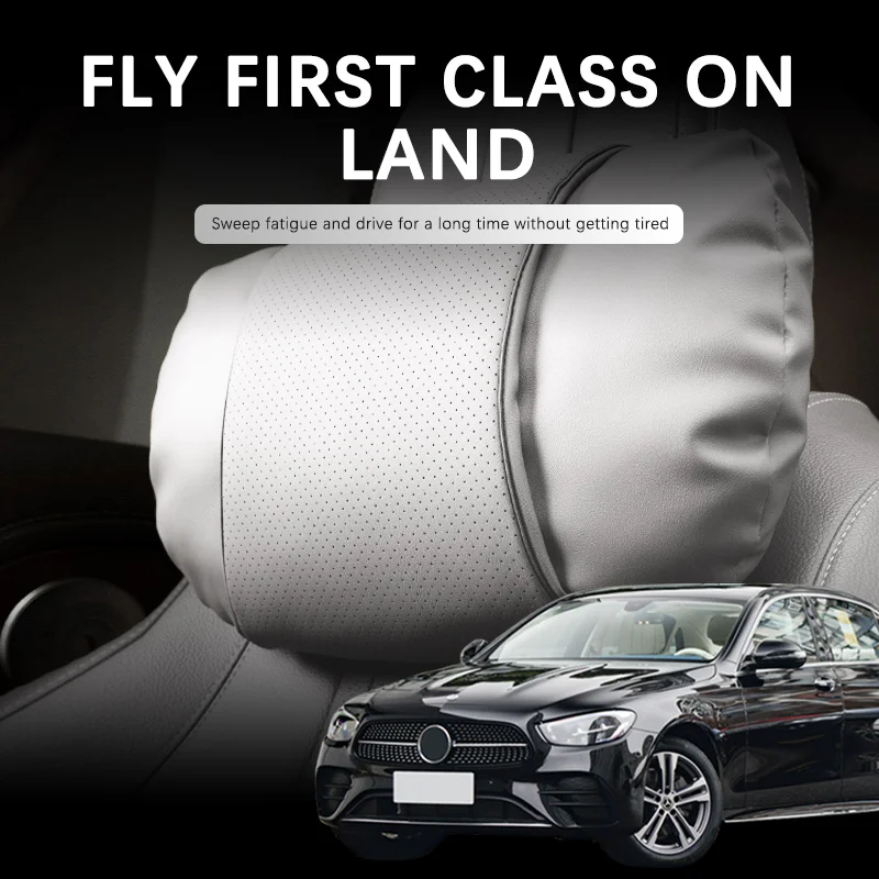 

Car Support Headrest For Mercedes Benz E Class W214 Car Suede Neck Pillow Soft Comfort Travel Accessories