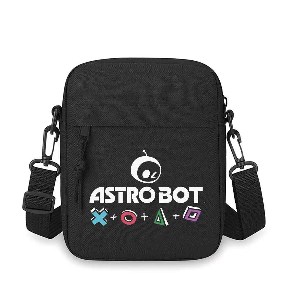

Robot head symbols shape game design Men Crossbody Bag Single Shoulder Women Cartoon Anime Film Printing Design Unisex