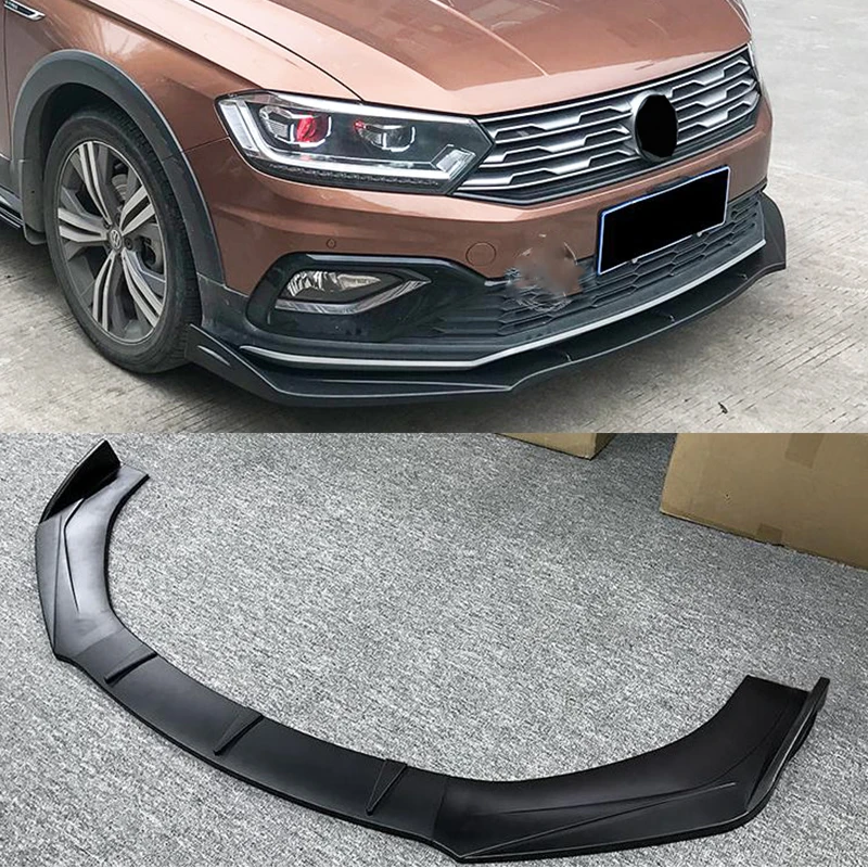 Applicable To For Volkswagen Passat B8 Accessories 3Pcs Car Front Bumper Split Lip Body Kit Spoiler Diffuser Deflector