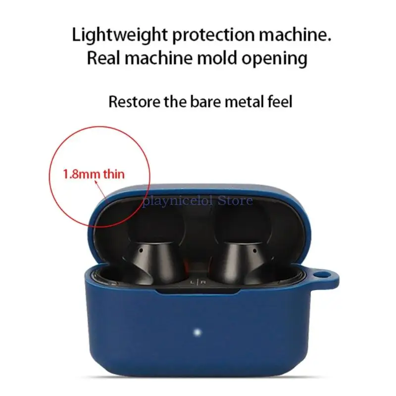 غلاف مقاوم للصدمات، حافظة مقاومة للخدش، غلاف قابل للغسل لـ ATH-CKS30TW+ E8BA