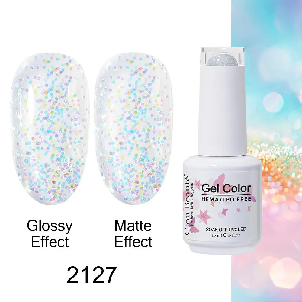 Clou Beaute Gel Nagellak Neon Bruin Koningsblauw Rood Groen Pastal Naakt Nail Art Vernissen Gel Lak Top Coat UV Gel Nail