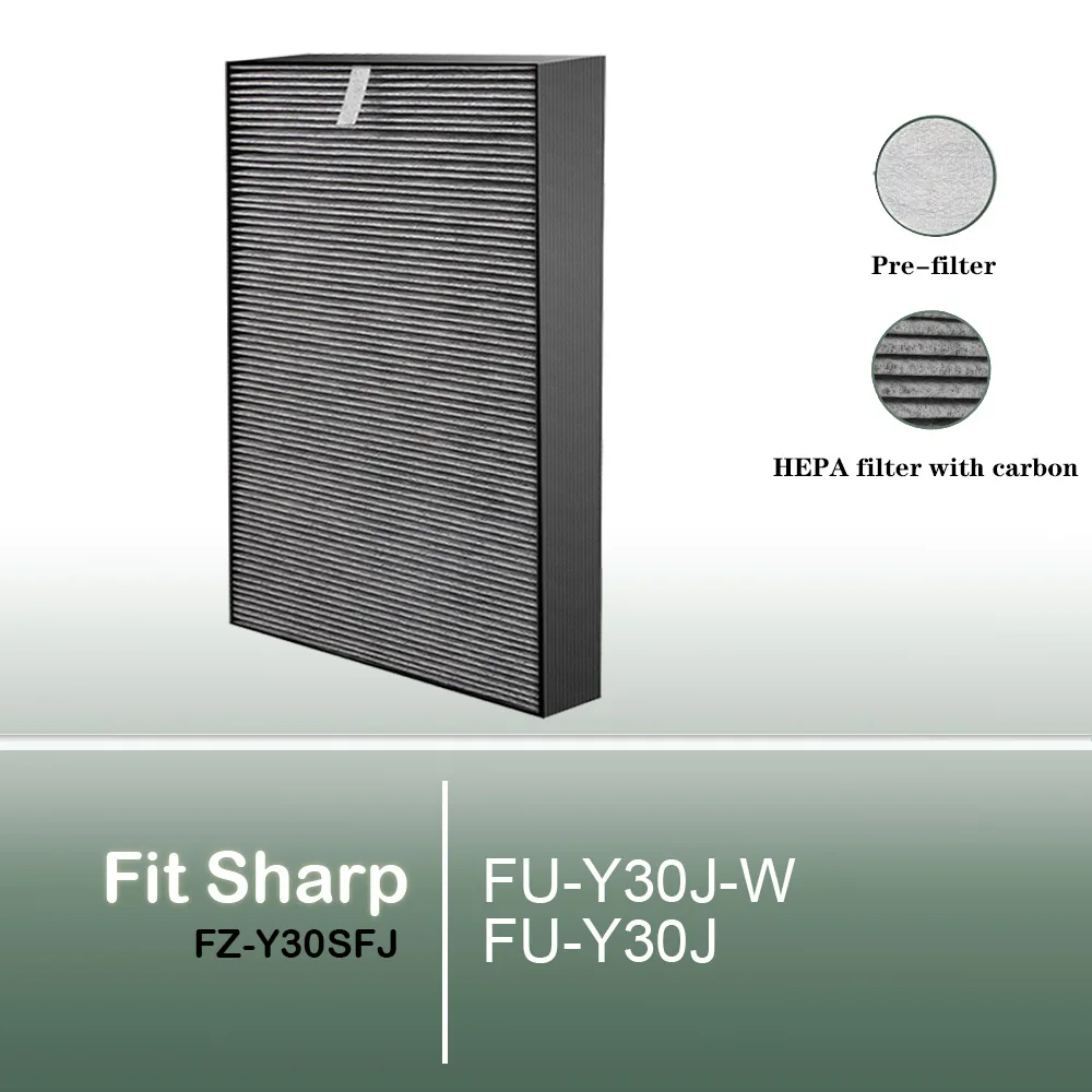 FZ-Y30SFJ Replacement Deodorizing filter for Model FU-Y30J-W FU-Y30J FUY30J Sharp Air Purifier