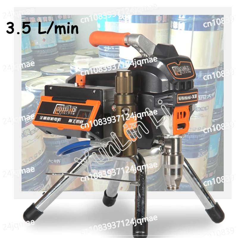 

3.5L Airless Paint Sprayer X8 Professional Airless Spray Gun 23MPA 3500W 220V High Pressure Airless Painting Machine Spraying