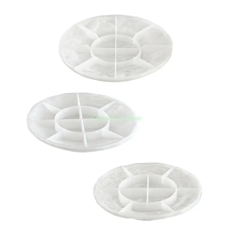

X90F Embossed Fruit Plate Silicone Mould Round Tray Silicone Mold Heat Resistant