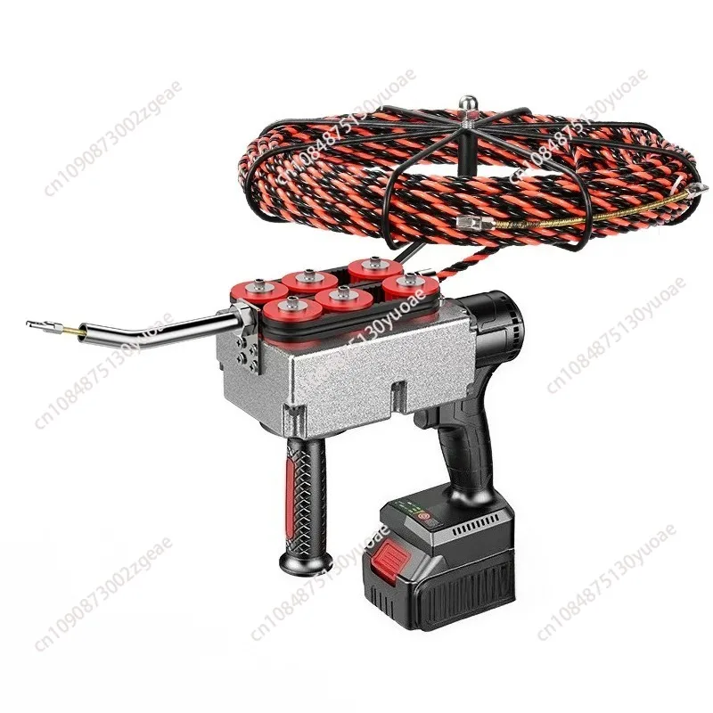 Brushless Lithium Battery Threading Machine Rechargeable Cable Pulling Machine charging cable pulling machine Laying Tool