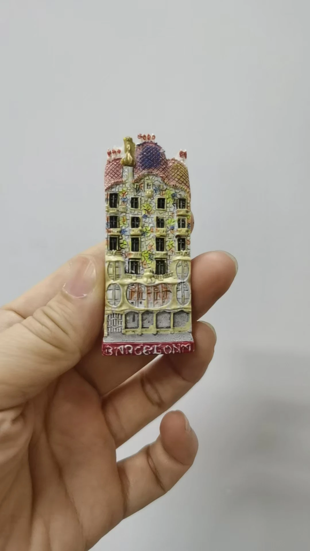 resin refrigerator sticker barcelona spain