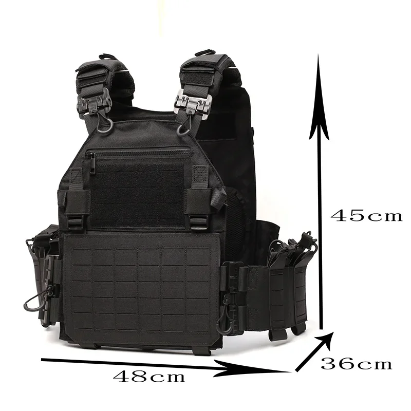 Tactical Hunting Vest Plate Carrier MOLLE Quick Release Fast Adjust Cummerbund CS Agilite Combat Gear Outdoor Tactical Vest