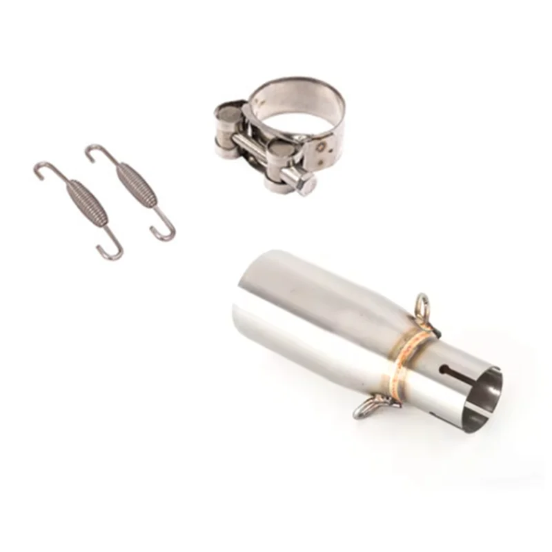 ABOK-Motorcycle Slip On Exhaust Middle Pipe Muffler Exhuast For Piaggio BEVERLY 125 300 MP3 125 250 300 BEVERLY 125 300