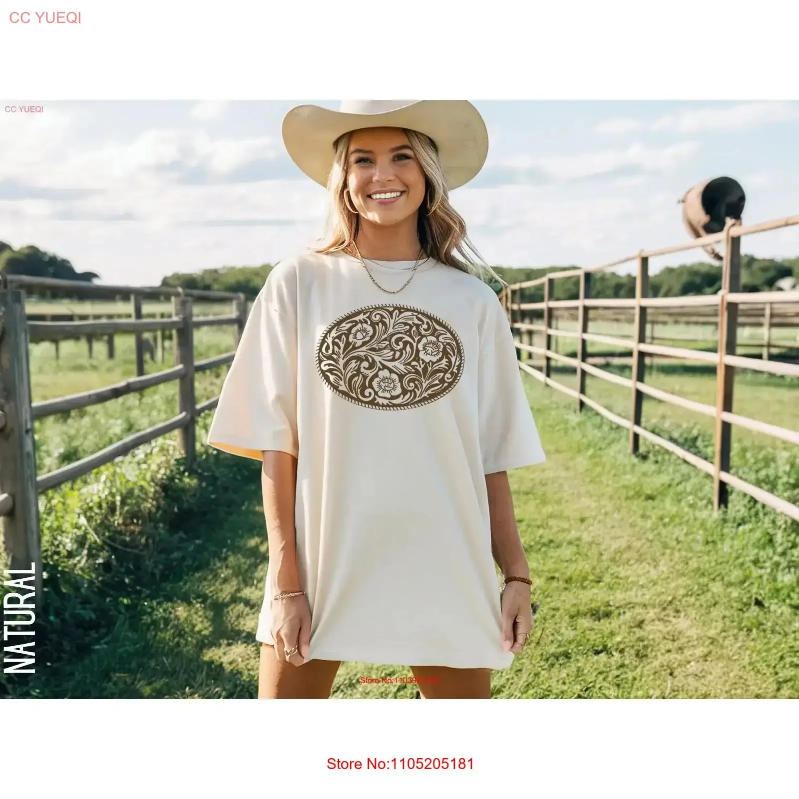 Belt Buckle Western T Shirt trendy Cowgirl Outfits Rodeo Oversized For Her Nashville Trip Country Mom Concert vintage Washed