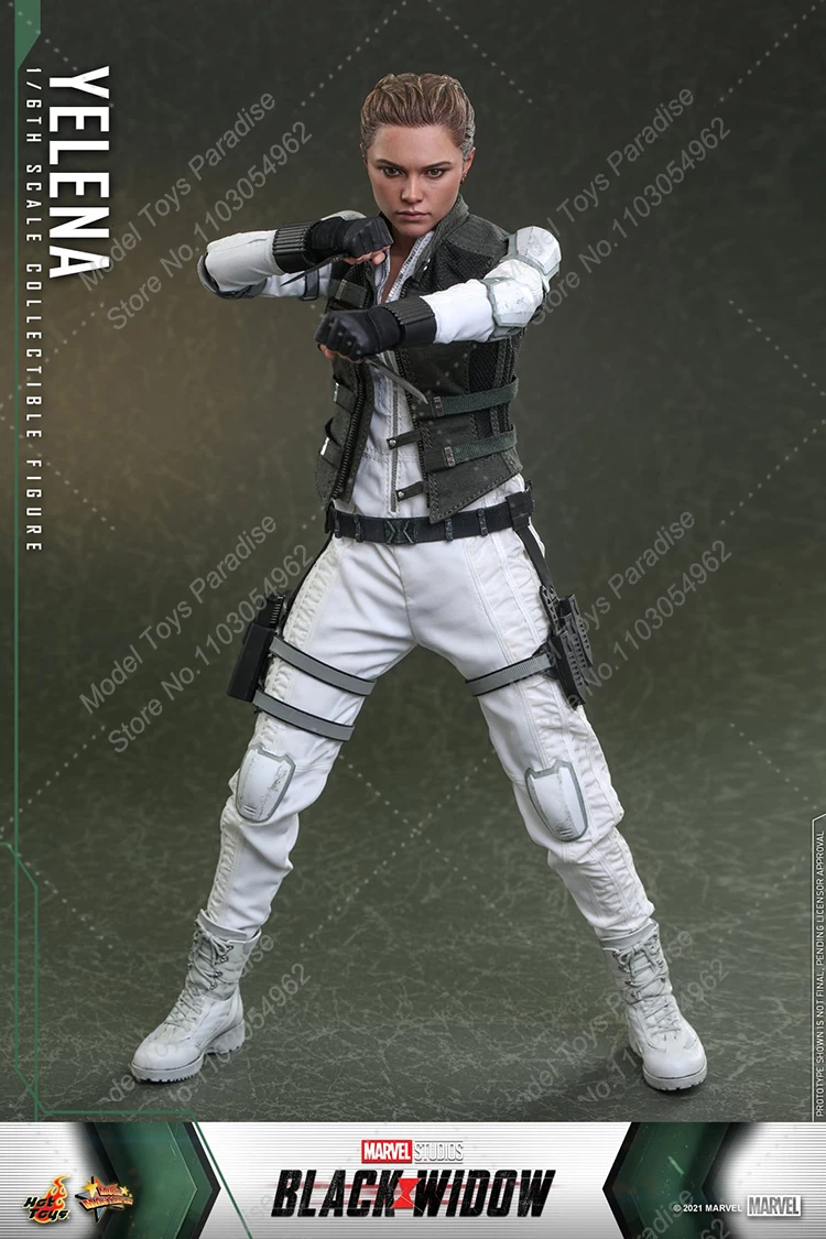 HOTTOYS HT MMS622 1/6 Women Soldier Black Widow Marvel Anti Hero Yelena Belova Full Set 12inch Action Figure Collectible Toys