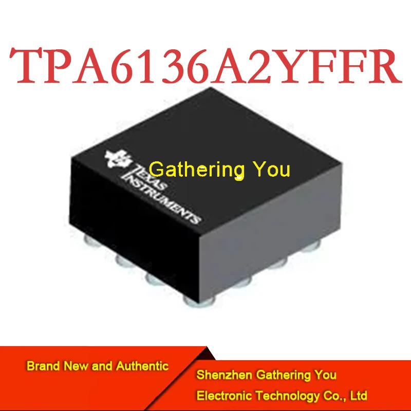 

TPA6136A2YFFR DSBGA-16 The audio power amplifier 25MW DirectPath St Headphone Amp Brand New Authentic